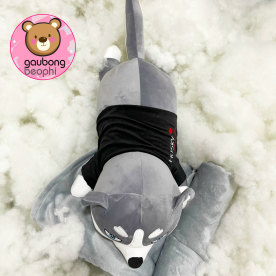 Gối Mền chó husky