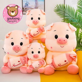 Thú Bông Heo Ôm Kẹo