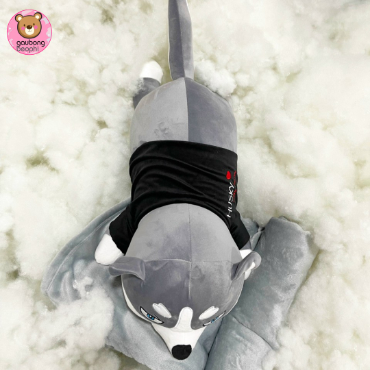 Gối Mền chó husky