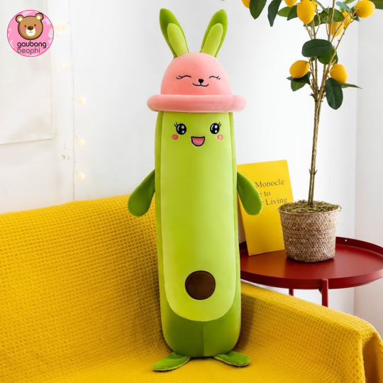 Thú Bông Gối ôm Bơ đội nón